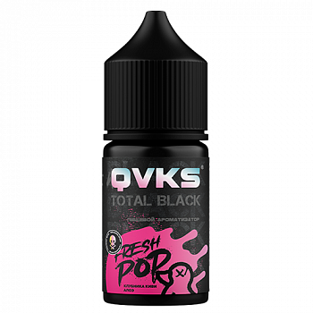 Ароматизатор QVKS TOTAL BLACK KONSTRUKT "Груша Черешня Лайм" (на 30мл)